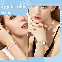 2Pcs 925 Sterling Silver Spring Gate Rings&nbsp;STER-SC0001-53