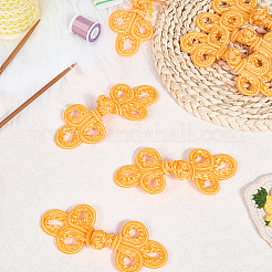 10Pcs Handmade Chinese Frog Knot Buttons Sets&nbsp;AJEW-CY0001-01C