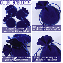 20Pcs Gourd Velvet Drawstring Bags&nbsp;TP-BBC0001-07A-03