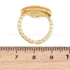 Brass Cuff Open Rings&nbsp;KK-CBA960E-13B-G
