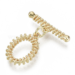 Brass Toggle Clasps&nbsp;KK-N232-54-NF