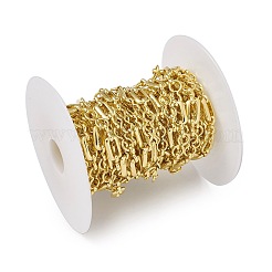 Brass Rectangle & Infinity Link Chains&nbsp;CHC-P010-18G