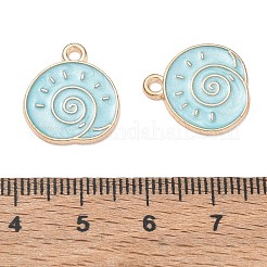 Alloy Enamel Pendants&nbsp;AL-CBAE435-12G-01