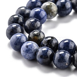 Natural Dumortierite Quartz Beads Strands&nbsp;G-L574-07B