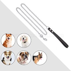 3Pcs 3 Style Iron Curb Chains & PU Leather Handles Ropes&nbsp;AJEW-CA0001-69