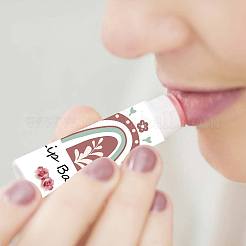80Pcs 8 styles Paper Lip Balm Adhesive Label Stickers&nbsp;STIC-WH0026-007