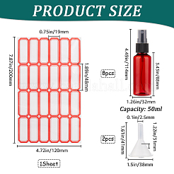 Empty Portable Plastic Spray Bottles&nbsp;AJEW-GF0009-72B-02