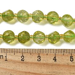 Natural Olive Quartz Beads Strands&nbsp;G-K387-A01-02