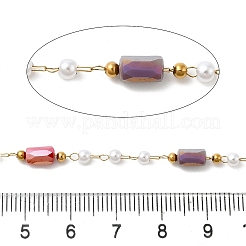 Handmade 304 Stainless Steel Beaded Chains&nbsp;CHS-L031-09G