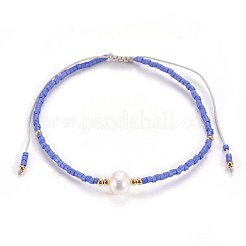 Nylon Thread Braided Bead Bracelets&nbsp;BJEW-E360-03