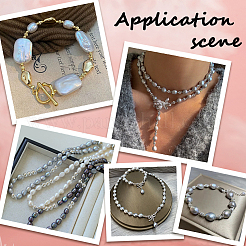 50Pcs Large Hole Pearl Beads&nbsp;PEAR-LT0001-09B
