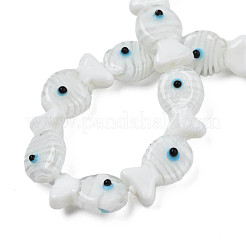 Handmade Lampwork Beads Strands&nbsp;LAMP-N021-41-A06