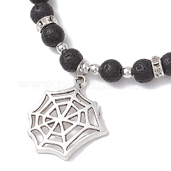 6Pcs Halloween Alloy Charms Bracelets&nbsp;BJEW-JB12099