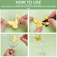30Pcs Acrylic Wine Glass Charms&nbsp;AJEW-HY0001-90A