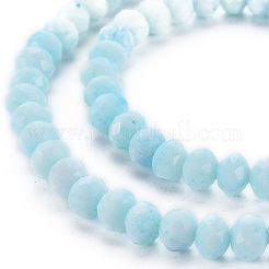 Opaque Baking Paint Glass Beads Strands&nbsp;EGLA-N006-009A-A