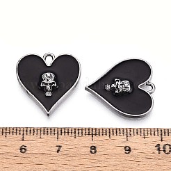 Halloween Alloy Enamel Pendants&nbsp;PALLOY-T094-04