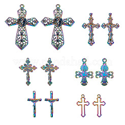12Pcs 6 Styles Plated Alloy Pendants&nbsp;FIND-TA0001-44