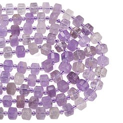 Natural Lavender Amethyst Beads Strands&nbsp;G-G453-G13-7x12mm