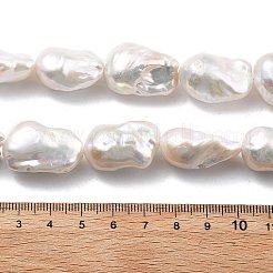 Natural Nucleated Pearl Beads Strands&nbsp;PEAR-B004-15N-05A-01