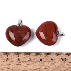 Natural Red Jasper Pendants&nbsp;G-N362-05P-12