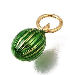 Brass Enamel Pendants&nbsp;KK-G605-09G-03