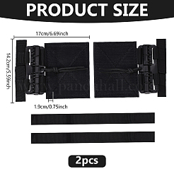 Oxford Cloth Tactical MOLLE Quick-Release Clips&nbsp;AJEW-WH0696-899B