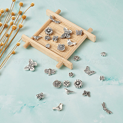 Tibetan Style Alloy Beads&nbsp;TIBEB-TA0001-16AS