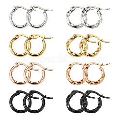 Stainless Steel Hoop Earrings&nbsp;STAS-TA0001-23A