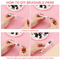 DIY Personalized Beadable Pen Sets&nbsp;DIY-OC0011-04