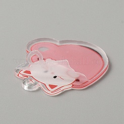 Cute Coffee Cup Cat Acrylic Pendant Keychain&nbsp;FIND-CJC0006-79G