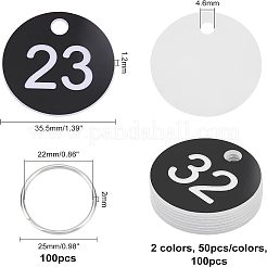 Number Tag Set&nbsp;DIY-OC0007-34