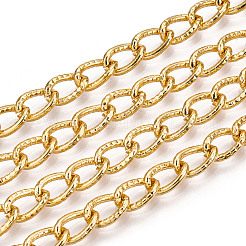 Aluminium Textured Curb Chains&nbsp;CHA-T001-44G