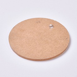 Transparent Blank Acrylic Pendants&nbsp;OACR-TAC0001-02B