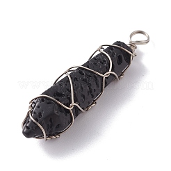 Natural Mixed Gemstone Pointed Pendants&nbsp;PALLOY-JF01162