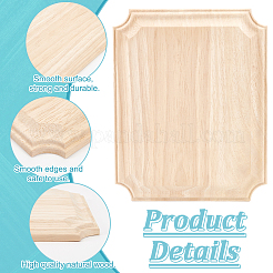 Rectangle Wooden Display Pedestals&nbsp;ODIS-WH0086-132A