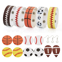 DIY Sport Theme Bracelet Earring Making Kit&nbsp;DIY-TA0005-86