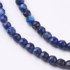 Natural Lapis Lazuli Beads Strands&nbsp;X-G-K020-3mm-23