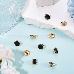 10Pcs 1-Hole Alloy Enamel Shank Buttons&nbsp;BUTT-TA0001-37