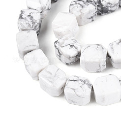 Natural Howlite Beads Strands&nbsp;G-N353-03A-07