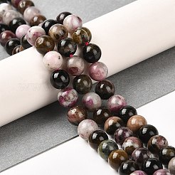 Natural Multicolor Tourmaline Beads Strands&nbsp;G-B048-B02-01