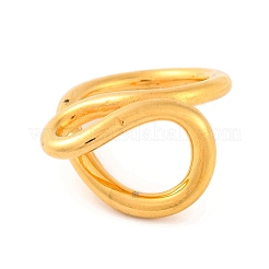 Ion Plating(IP) 304 Stainless Steel Open Cuff Rings for Women&nbsp;RJEW-S414-47B-G