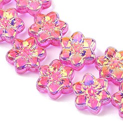 Electroplate Glass Beads Strands&nbsp;EGLA-P069-02A-AB09