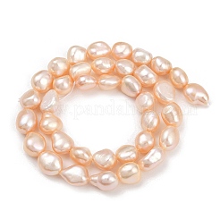 Natural Cultured Freshwater Pearl Beads Strands&nbsp;PEAR-P064-20K-04C-02