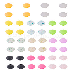 55Pcs 11 Colors Silicone Beads&nbsp;SIL-TA0003-15