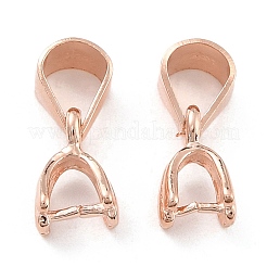 925 Sterling Silver Ice Pick Pinch Bails&nbsp;STER-Z001-015RG