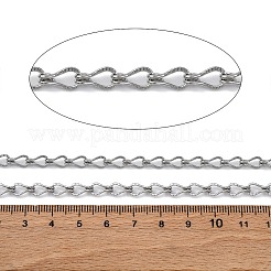 304 Stainless Steel Teardrop Link Chains&nbsp;CHS-B006-10P