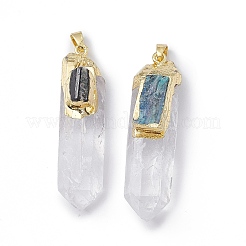 Natural Quartz Crystal Pointed Big Pendants&nbsp;G-P491-12G