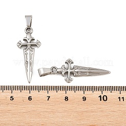 Ion Plating(IP) 304 Stainless Steel Pendants&nbsp;STAS-F288-11P