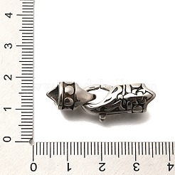 304 Stainless Steel Fold Over Clasps&nbsp;STAS-R140-14AS-02