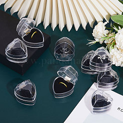 Heart Plastic Ring Boxes&nbsp;LS-CON-WH0084-83A
